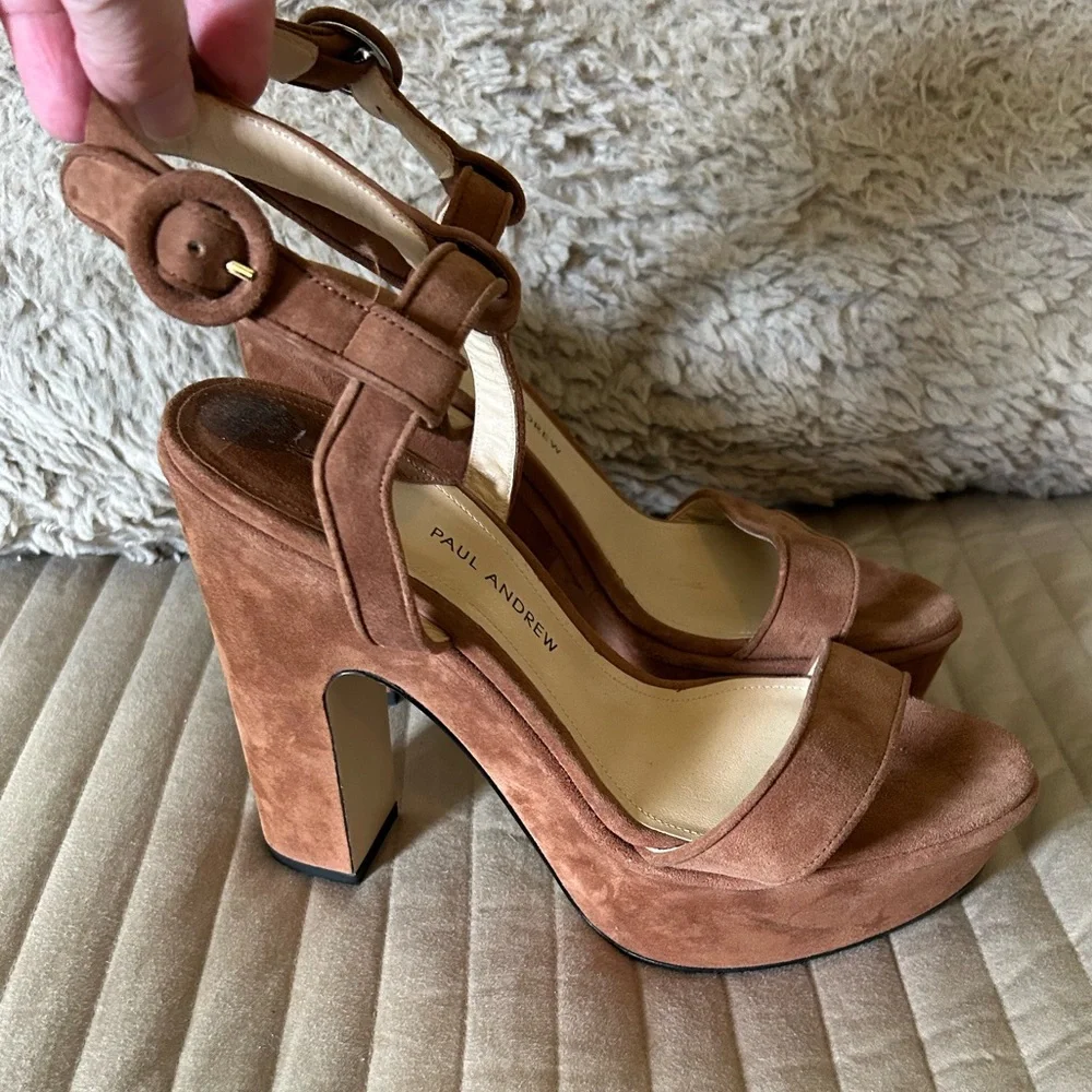Paul Andrew Women's Staton Platform Heels - Picture 1 of 10